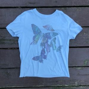 Butterfly Print Tee